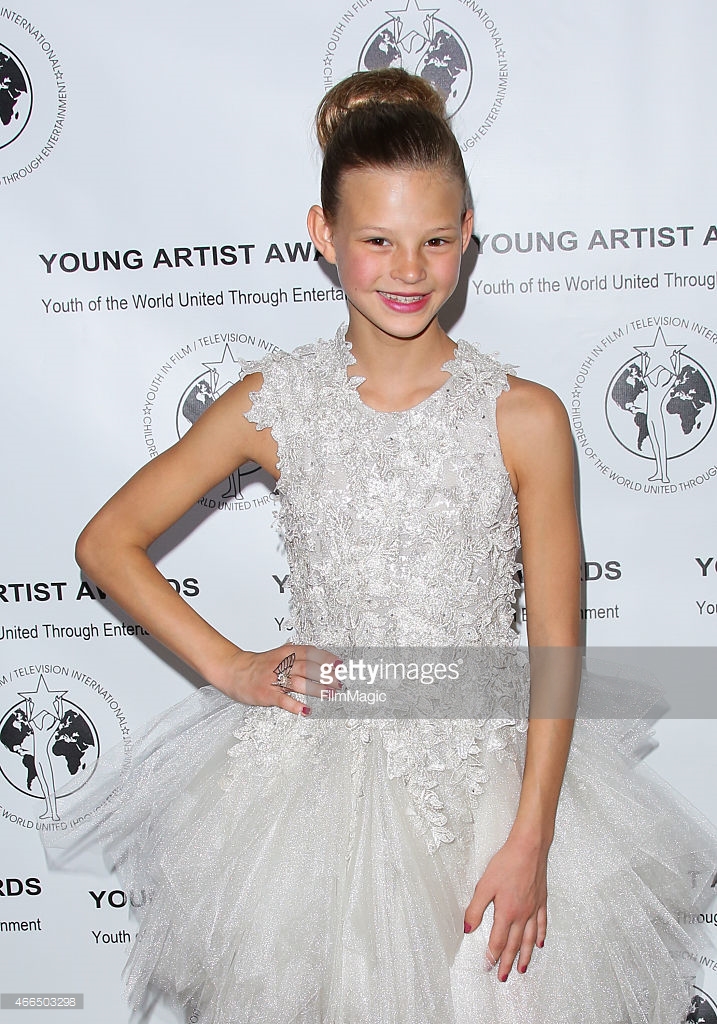 Peyton Kennedy at the 36th Annual Young Artist Awards on March 15, 2015, winner of Best Performance in a TV Series Recurring Young Actress.