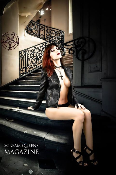 Scream Queen's Magazine shoot