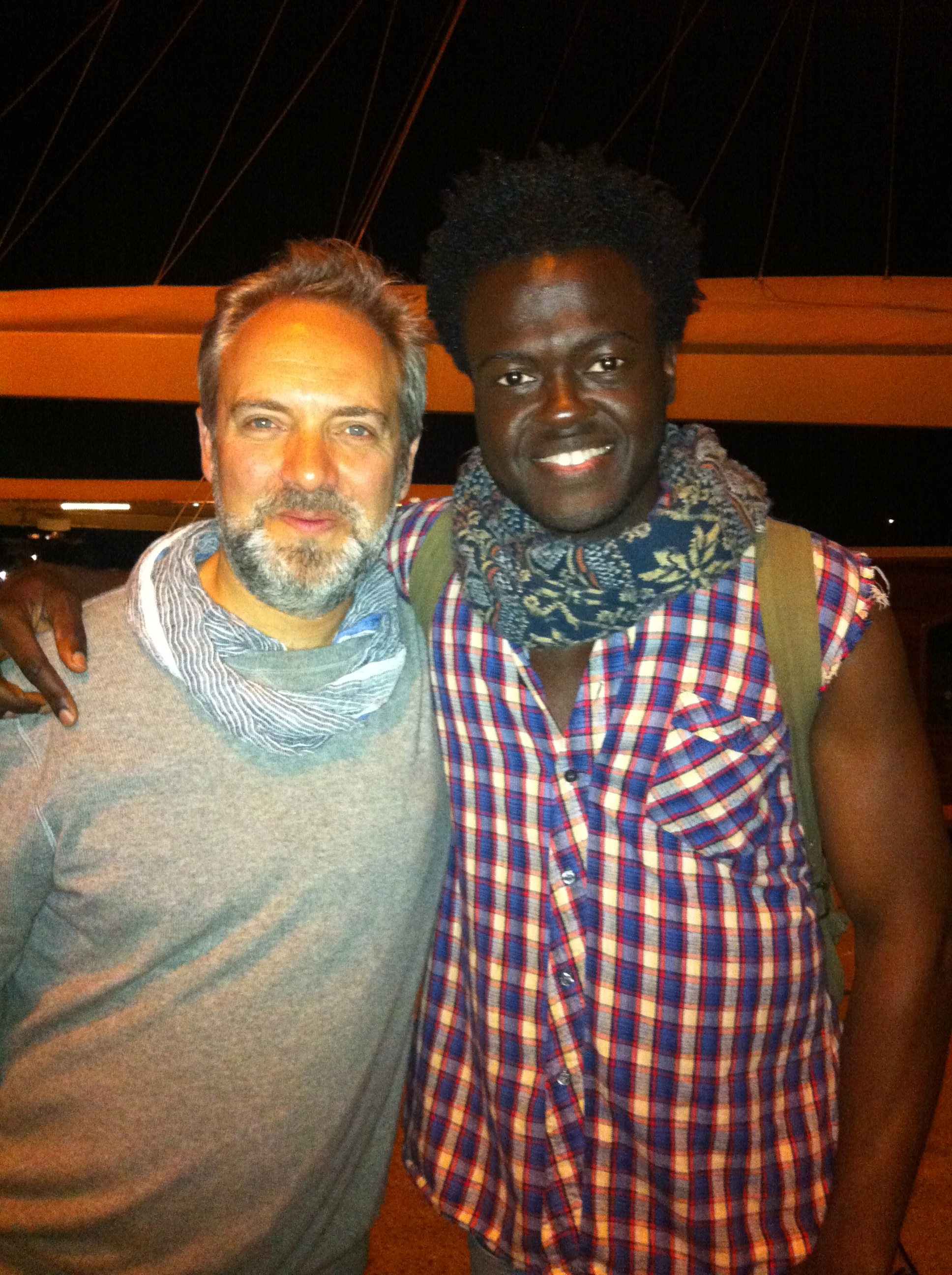 On Skyfall set in Turkey, with Sam Mendes
