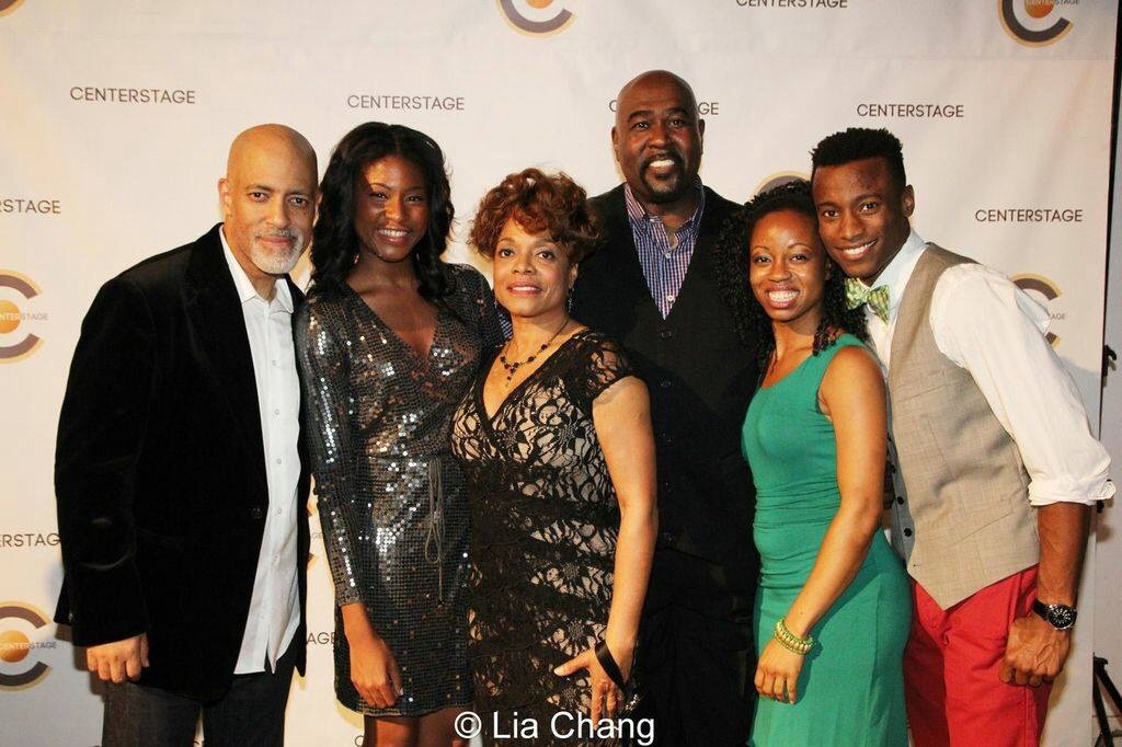 Opening night of Dance of the Holy Ghosts with (L-R) Michael Genet, Jasmine Carmichael, Denise Burse, chandra thomas, and Sheldon Best