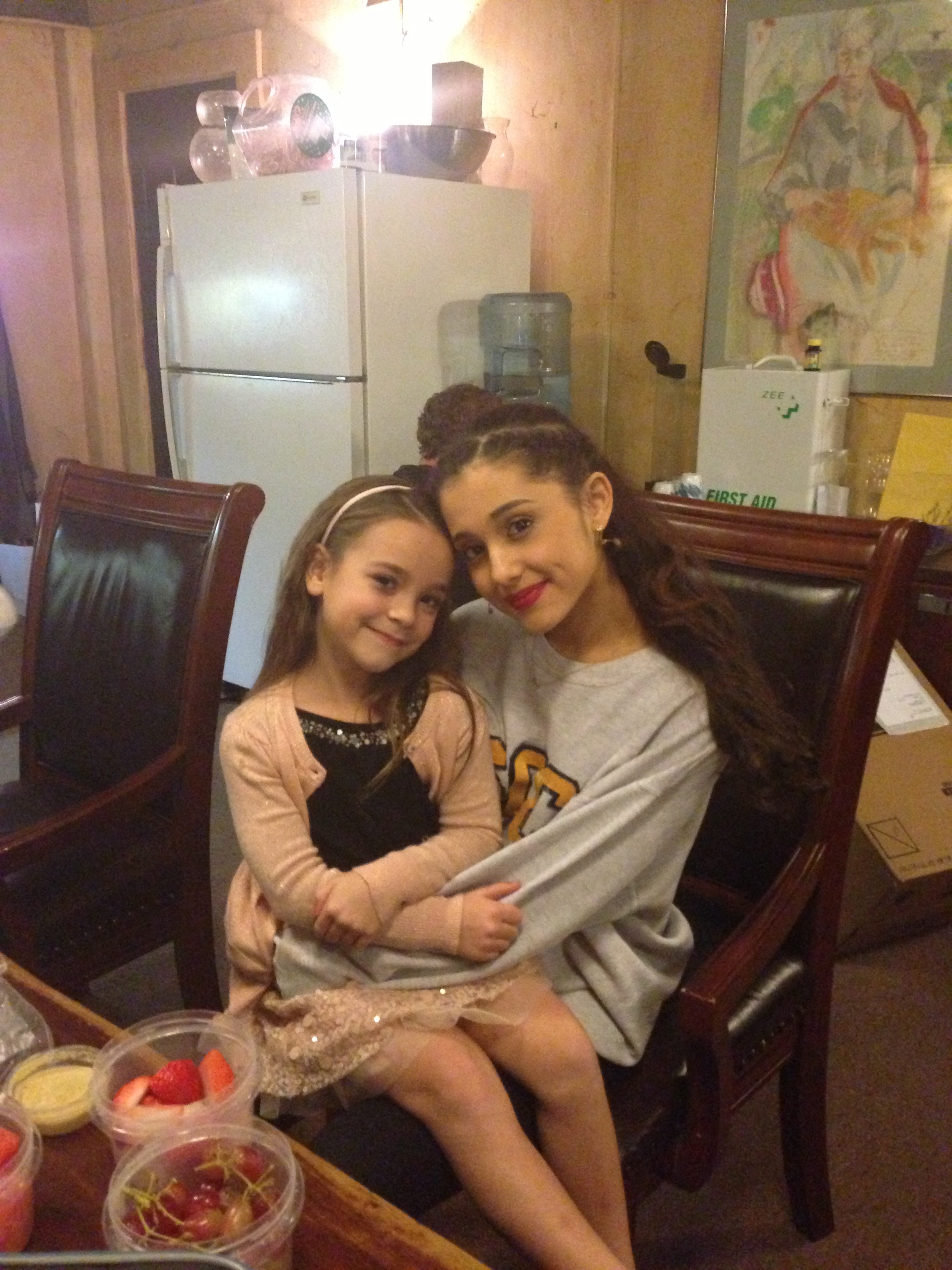 Caitlyn and Ariana Grande Dec. 2012
