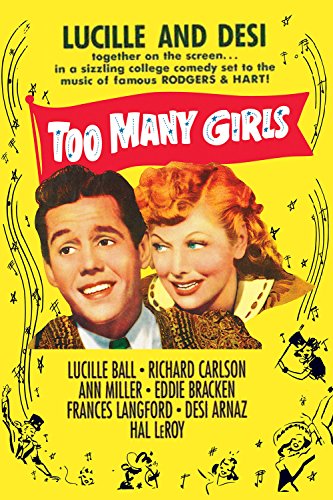 Desi Arnaz and Lucille Ball in Too Many Girls (1940)