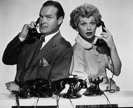 Lucille Ball and Bob Hope in 