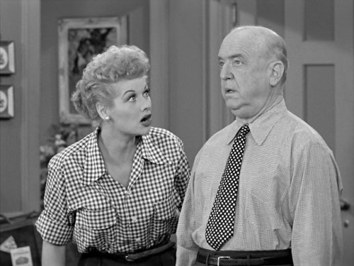 Still of Lucille Ball and William Frawley in I Love Lucy (1951)