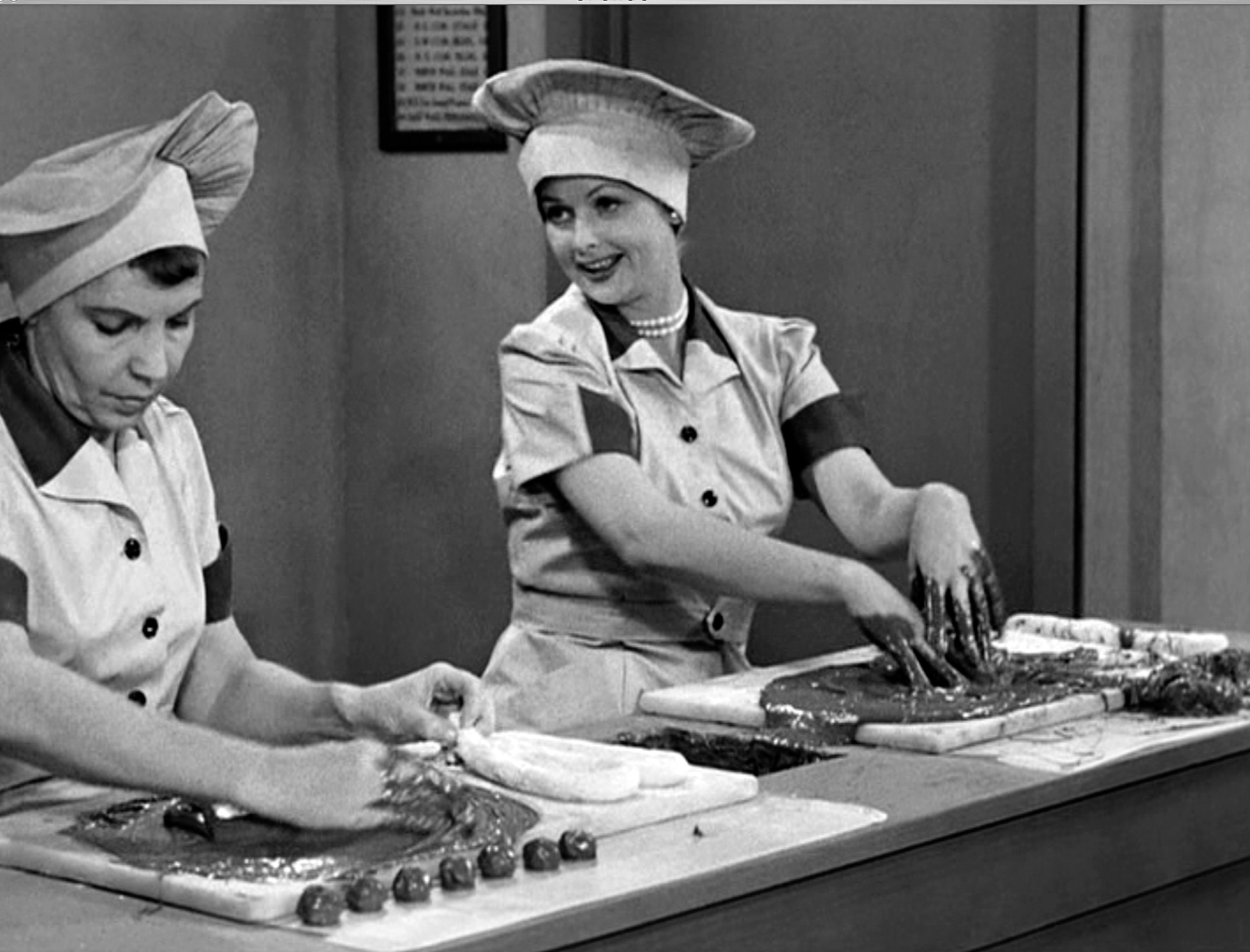 Still of Lucille Ball and Amanda Milligan in I Love Lucy (1951)