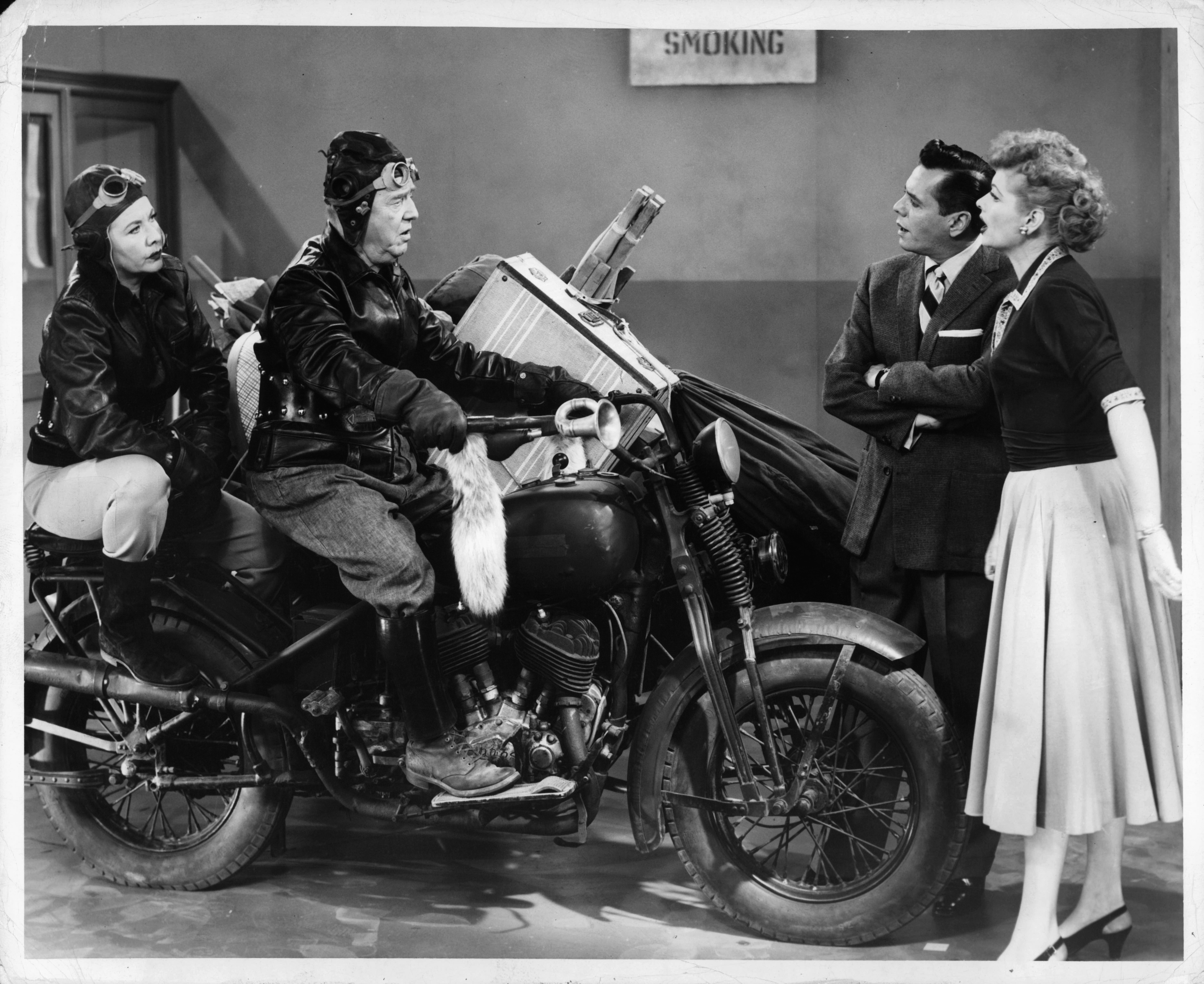 Still of Lucille Ball, Desi Arnaz Jr., William Frawley and Vivian Vance in I Love Lucy (1951)