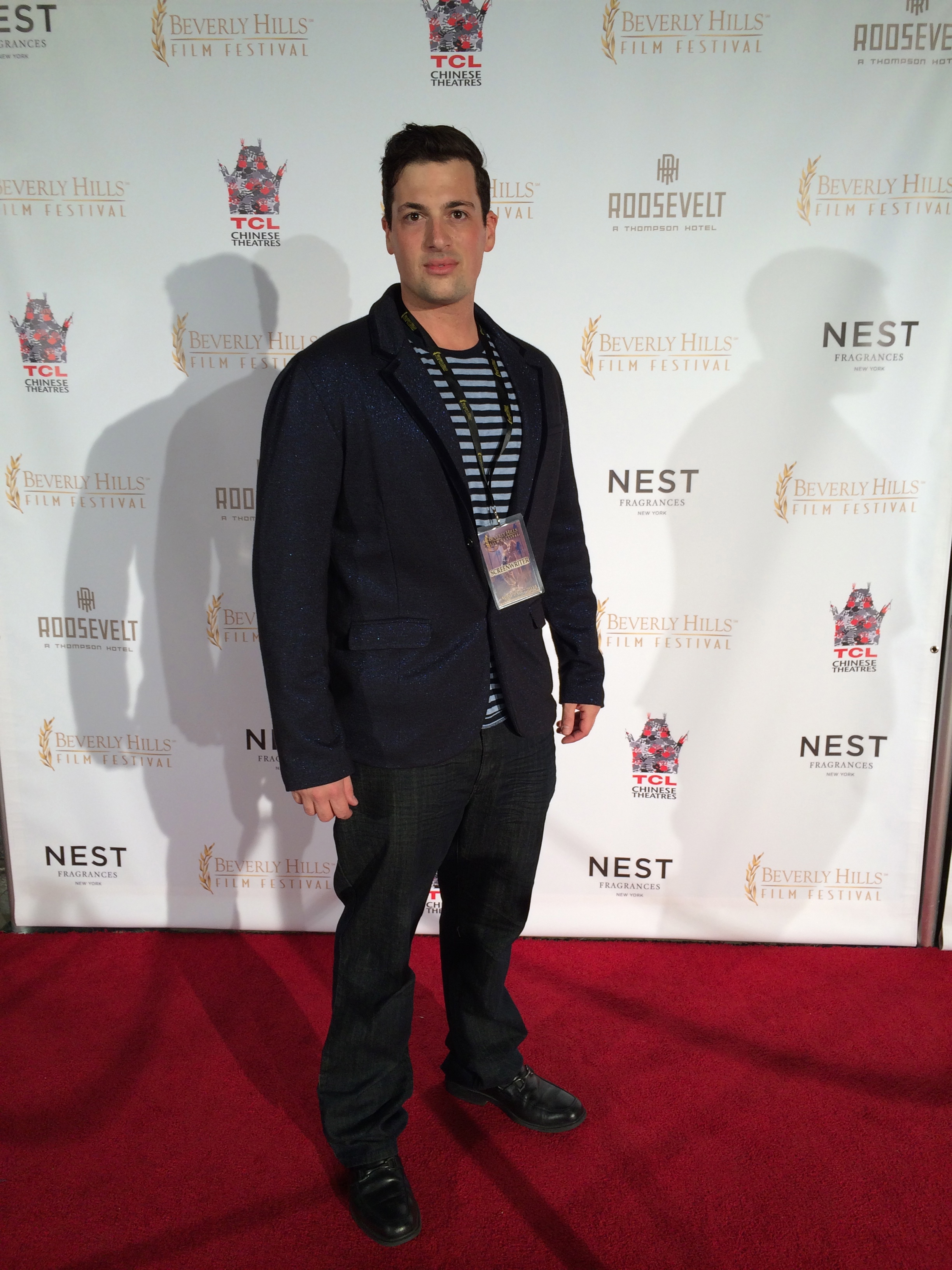 Red carpet at the 2014 Beverly Hills Film Festival for selection for 