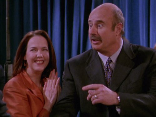 Still of Harriet Sansom Harris and Phil McGraw in Frasier (1993)