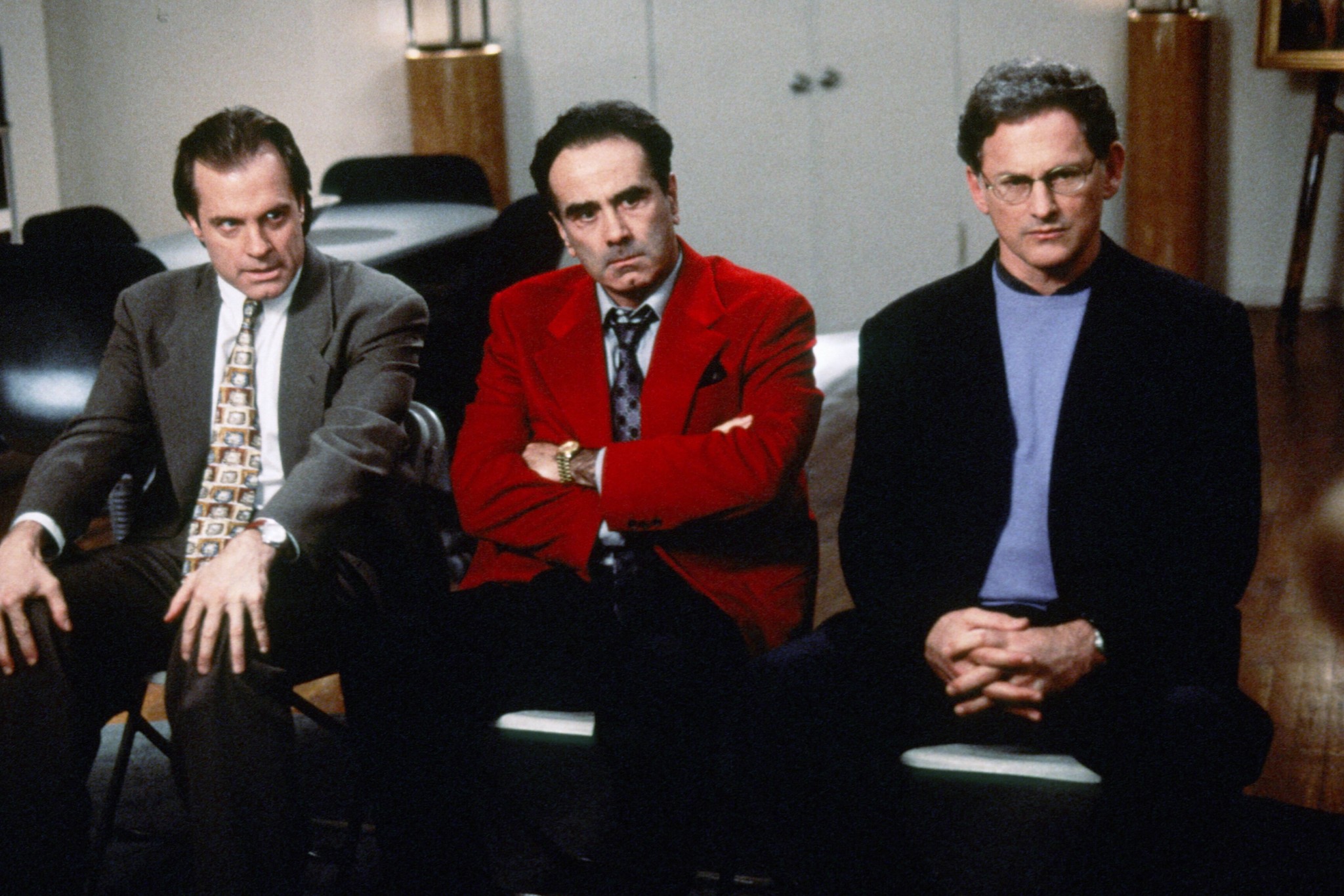 Still of Dan Hedaya, Victor Garber and Stephen Collins in The First Wives Club (1996)
