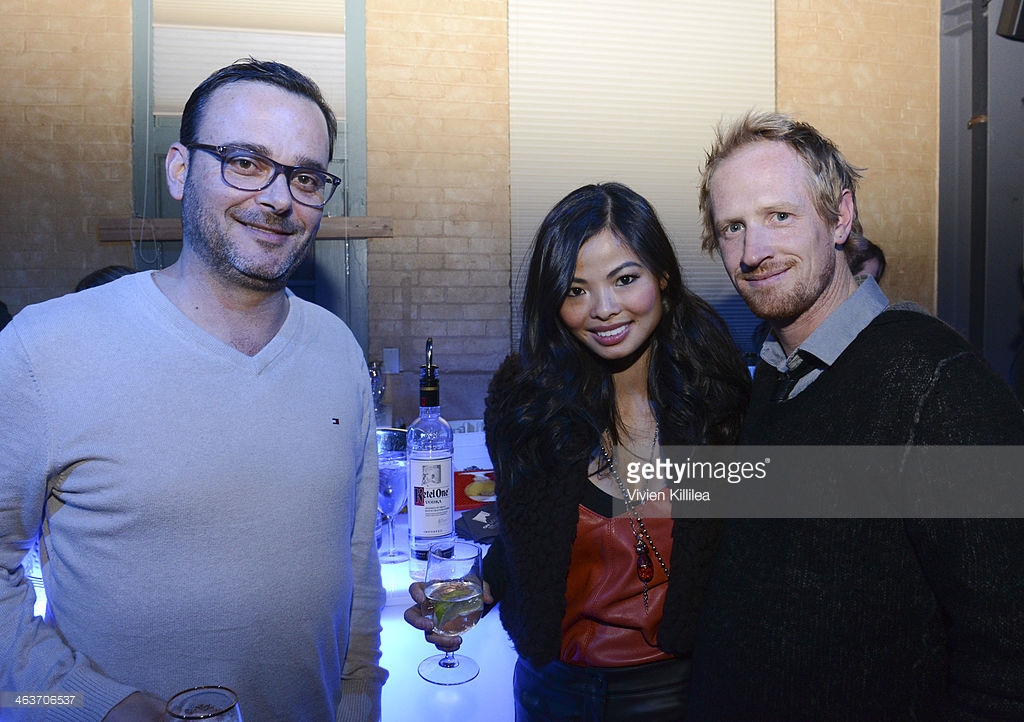 PARK CITY, UT - JANUARY 18: Producer Michel Merkt, actress Mary Tran and actor Darren Darnborough attend Cocktails By Ketel One Vodka At Chase Sapphire Preferred's 'Infinitely Polar Bear' Premiere Party at The Shop on January 18, 2014 in Park City, Utah.