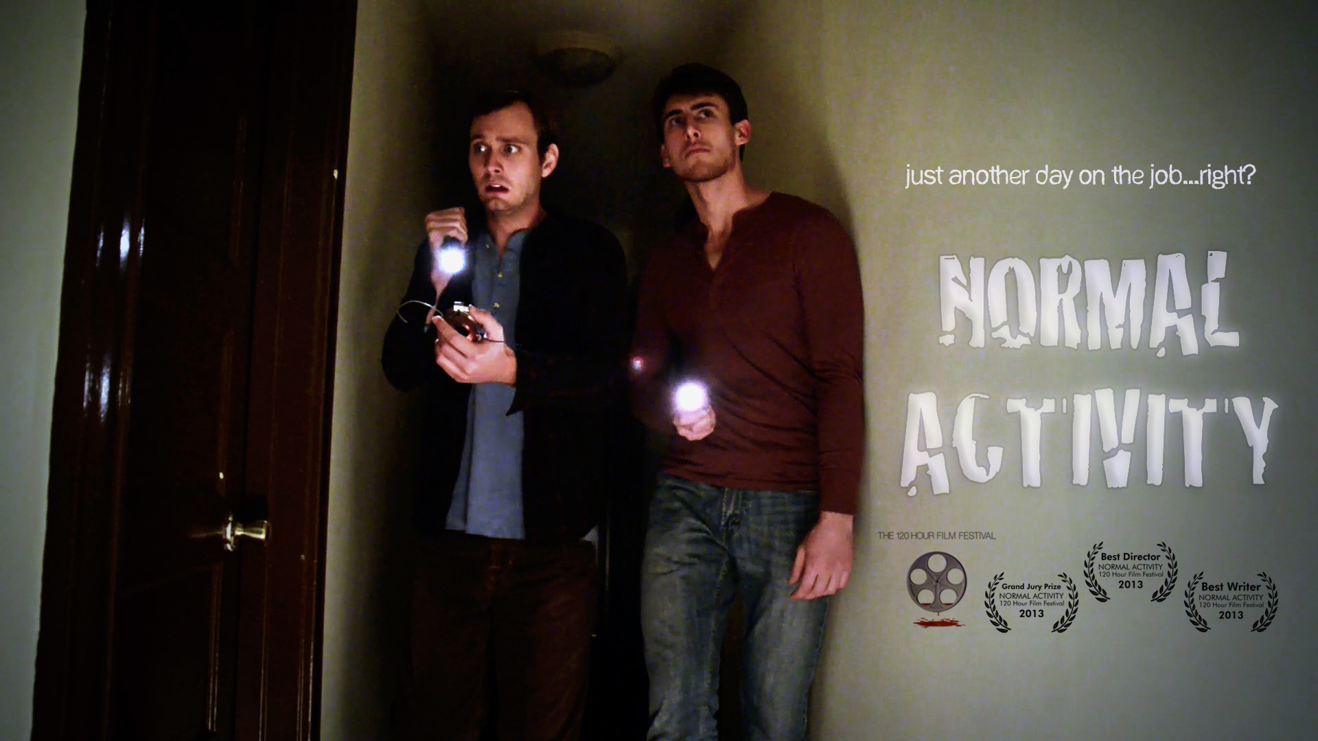 with Josh Burke in 'Normal Activity'