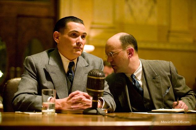 Henry Suydam in Public Enemies with Billy Crudup as Hoover