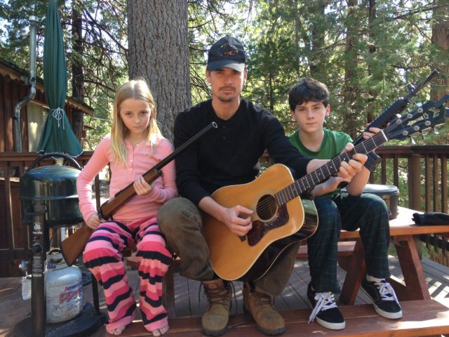 William Leon on set with Liv Southard and Shawn Parsons