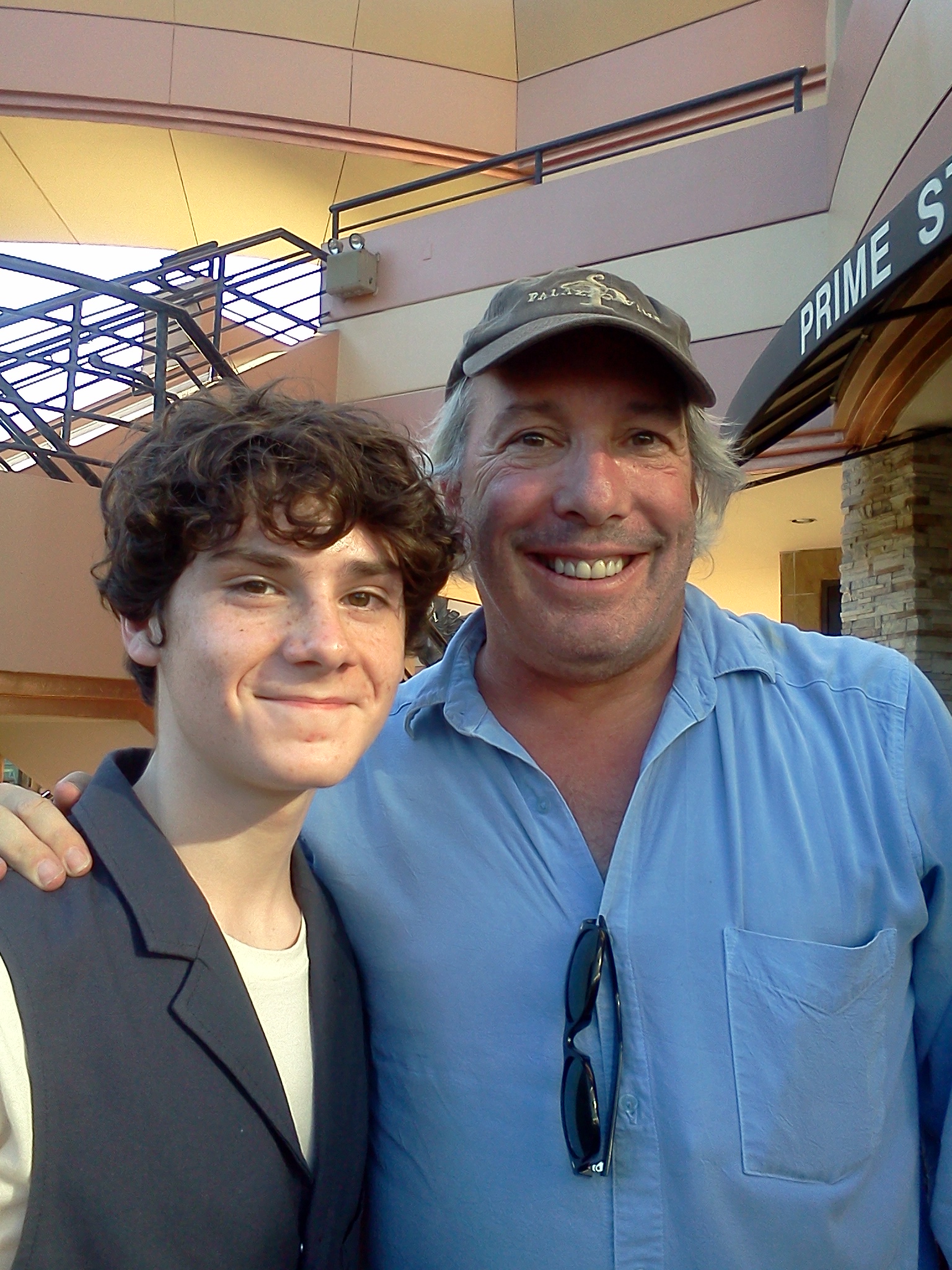 William Leon with Larry Schapiro, Executive Producer of Camouflage