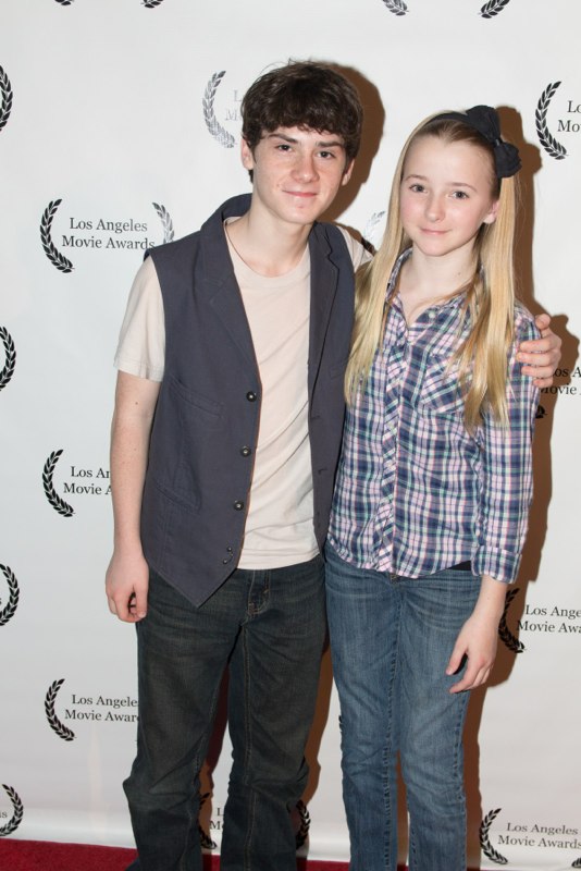 William Leon with Liv Southard at the Los Angeles Movie Awards