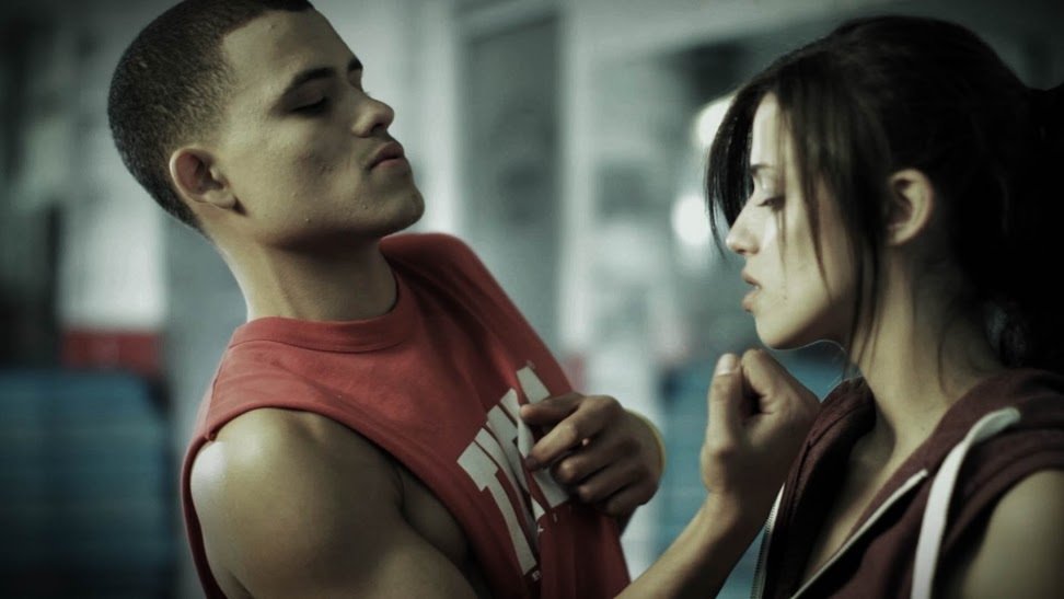Still of Eddie Ramos and Jenna Kanell in Vici.