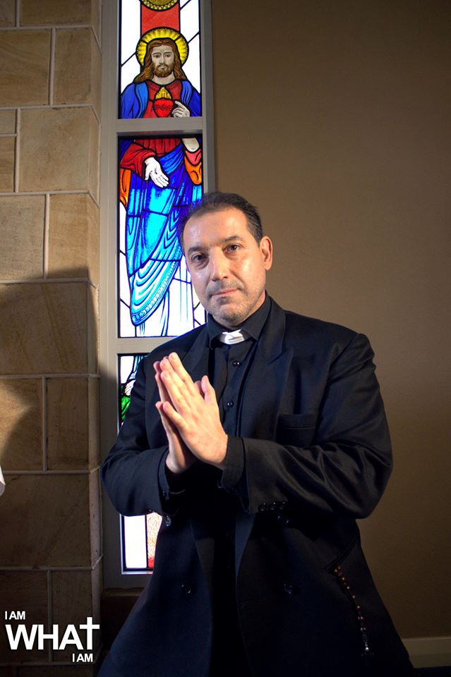 Here I play a Serial killer impersonating a priest in the film I Am What I Am.