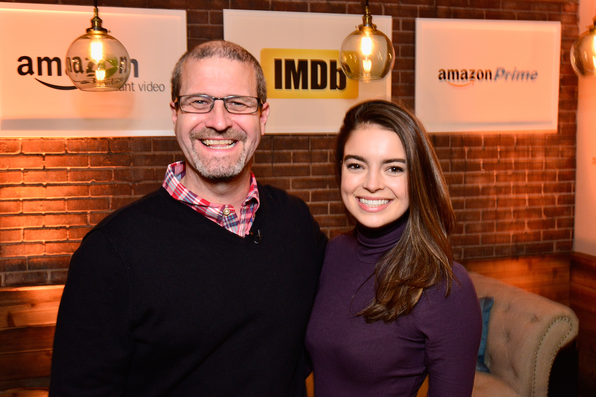 Katherine Hughes and Keith Simanton at event of IMDb & AIV Studio at Sundance (2015)