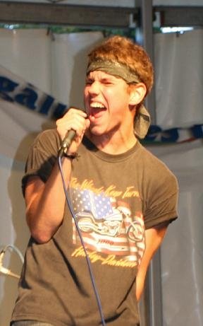 Performing at a Motor Festival