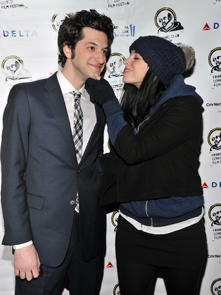 Ben Schwartz and Sarah Silverman at New York Friar's Club Screening Of 