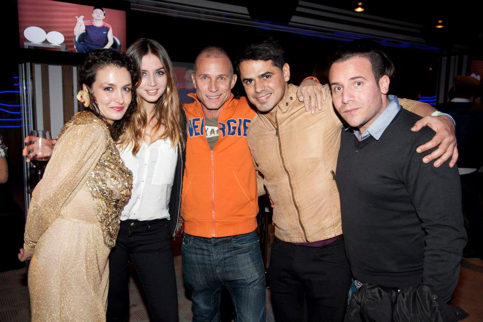 Deborah Dominguez, Ana de Armas, Peter Priede and Fidel Betancourt at Event for Are you APP? Premiere, 2013