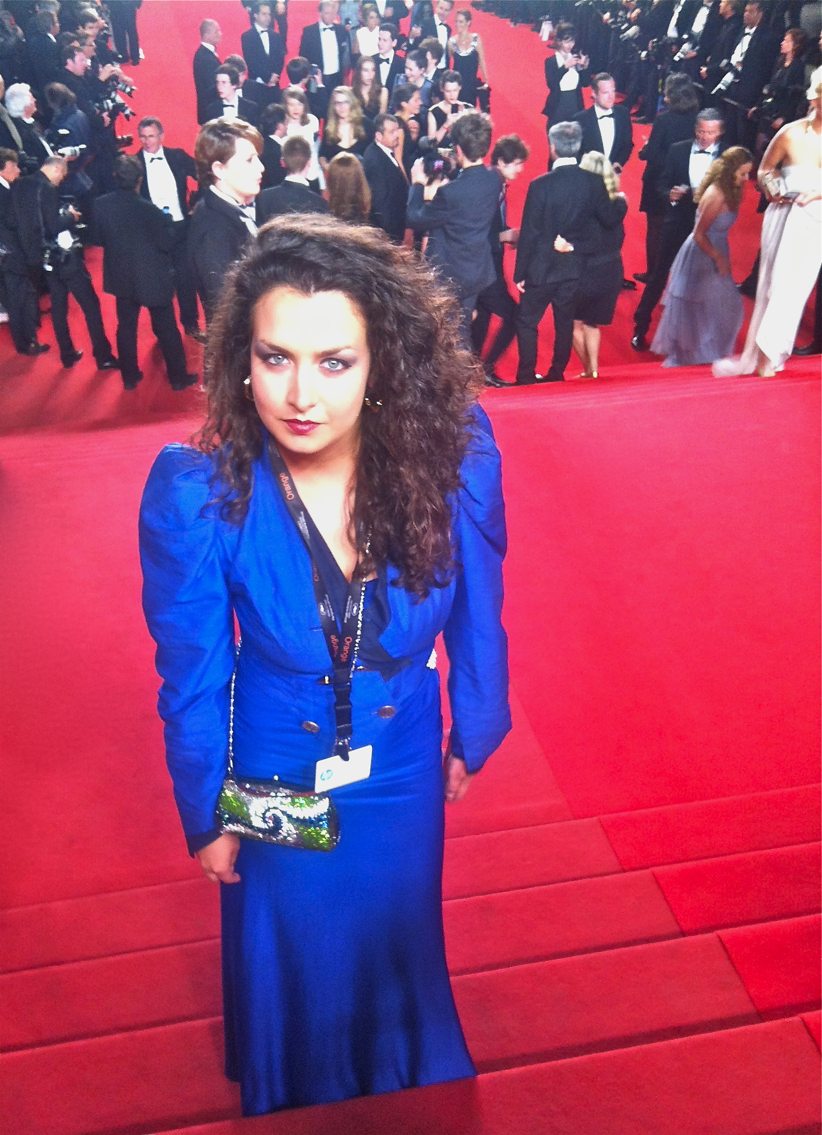 Deborah Dominguez at Red Carpet Event for Cannes Festival Talent Corner, 2013