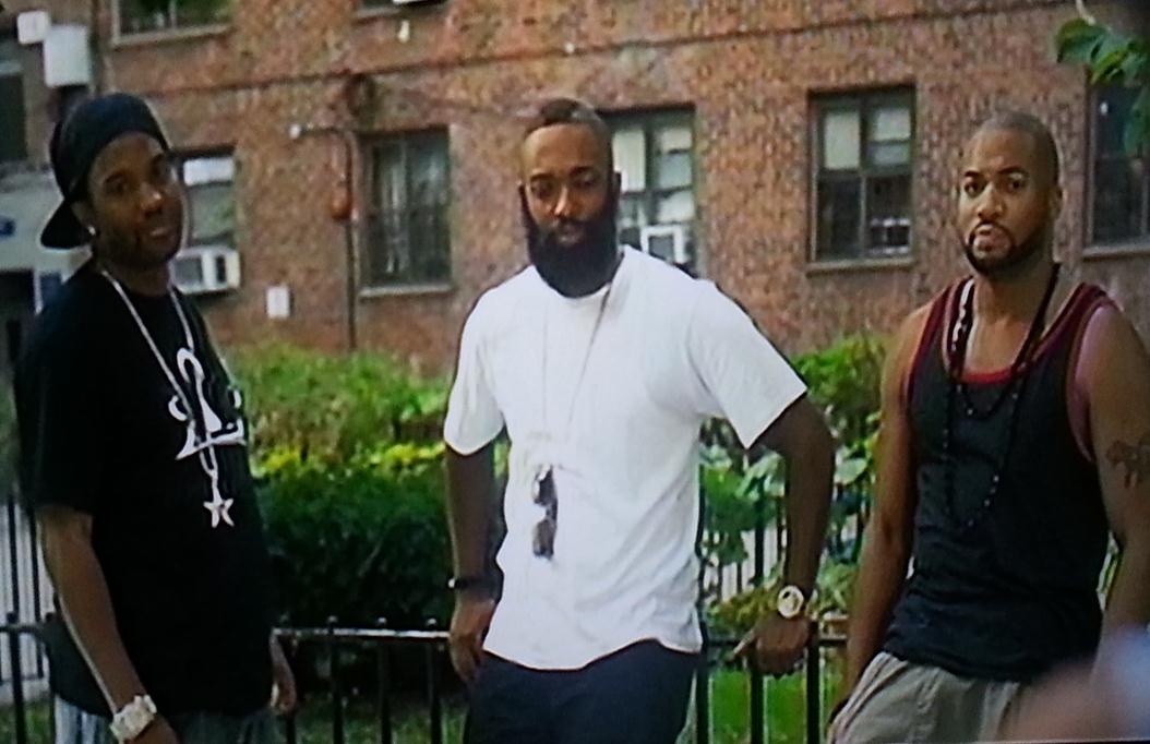 Still Photo of Dj Nino Carta,Anthony Mackie and Tariq Lowe from 'Inevitable Defeat of mister and Pete' (2013)