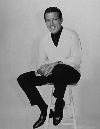 Andy Williams sitting, circa 1965. Vintage silver gelatin, 16.5x13.5, stamped. $1000 © 1978 Glenn Embree MPTV