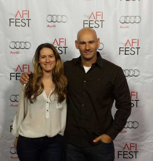 Jesse St. Louis with his sister, Alicia St. Louis at AFI Fest 2015