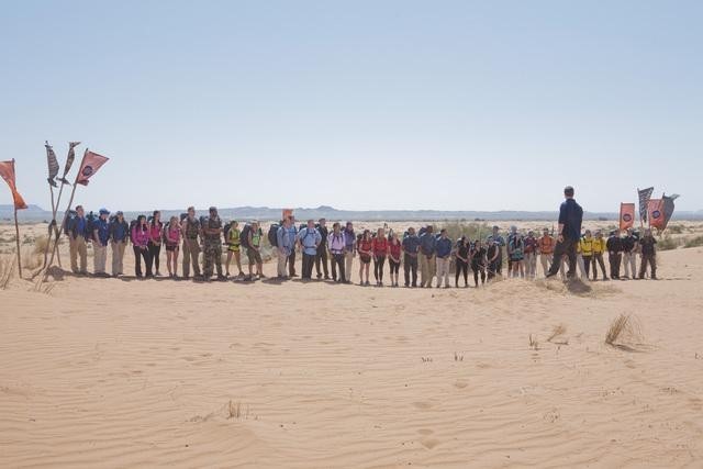 Still of Ryan Allen Carrillo, Erik Weihenmayer, Mai Reyes, Robert Keiley, Kevin Coursey, Ricky Sharpe, Taylor Filasky, Eric Bach and Kari Gibson in Expedition Impossible (2011)