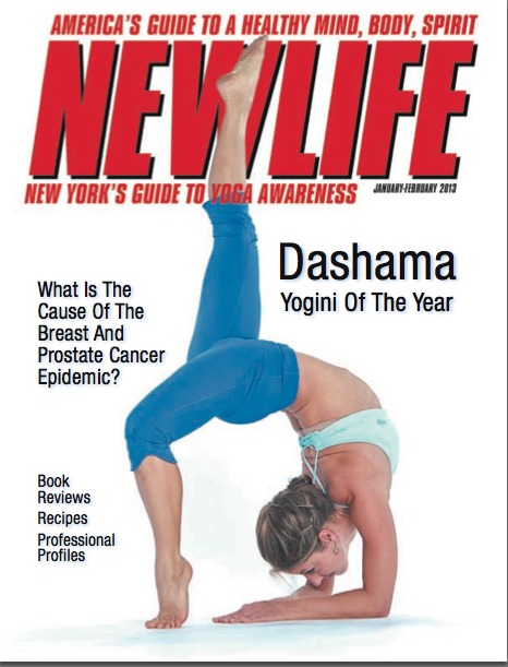 New Life / New York Yoga Magazine cover model and feature 