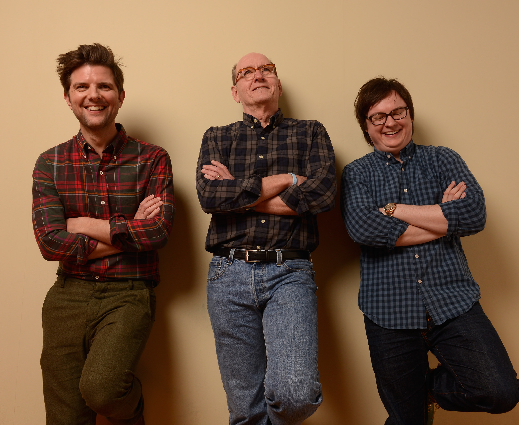 Adam Scott, Clark Duke and Richard Jenkins