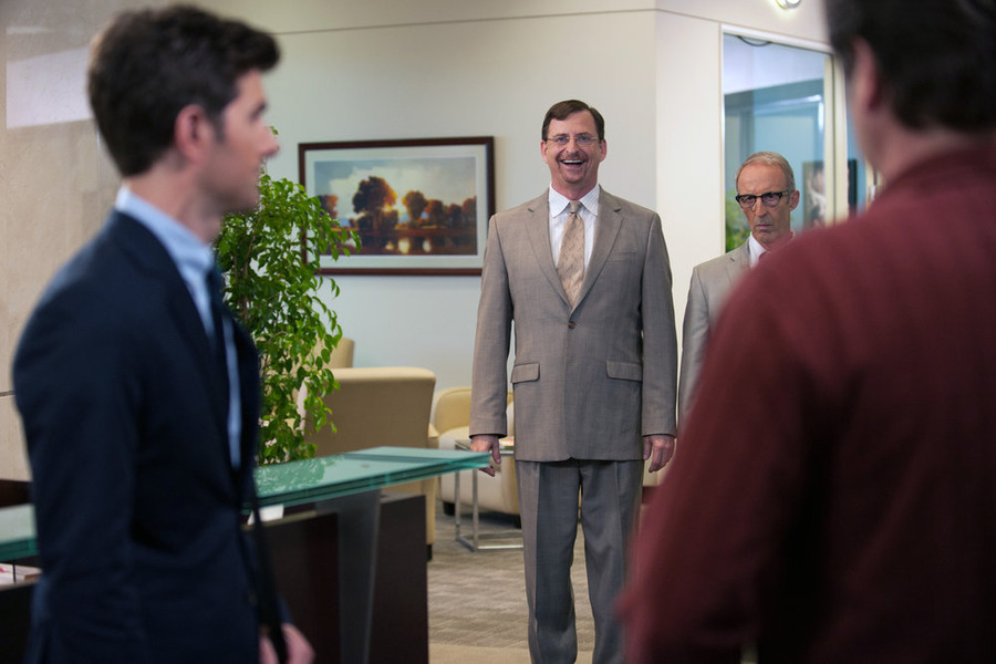 Still of Adam Scott, John Balma and Bob Bancroft in Parks and Recreation (2009)