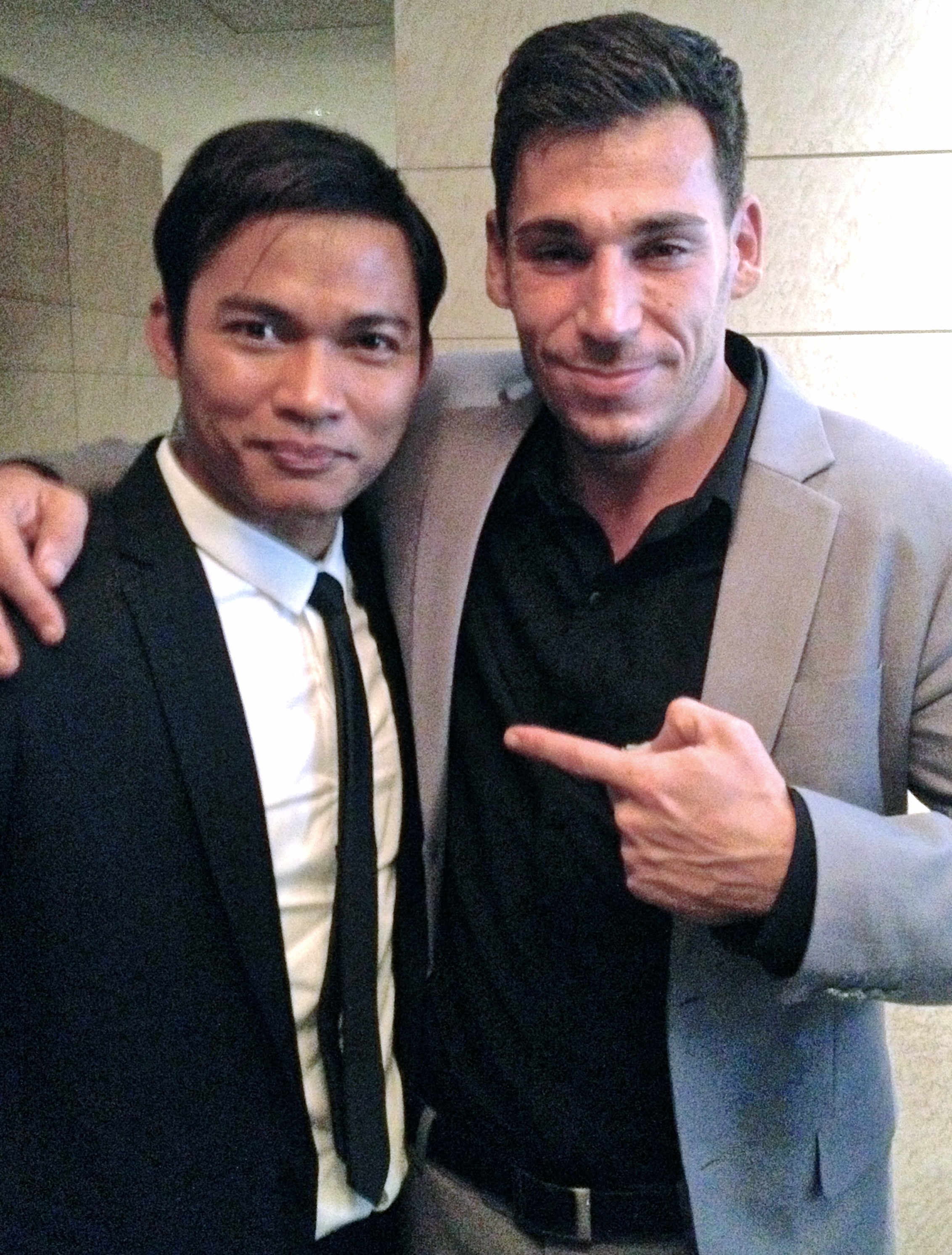 Picture Taken January 2014 Bangkok, On the set of 'Skin Trade', with Tony Jaa