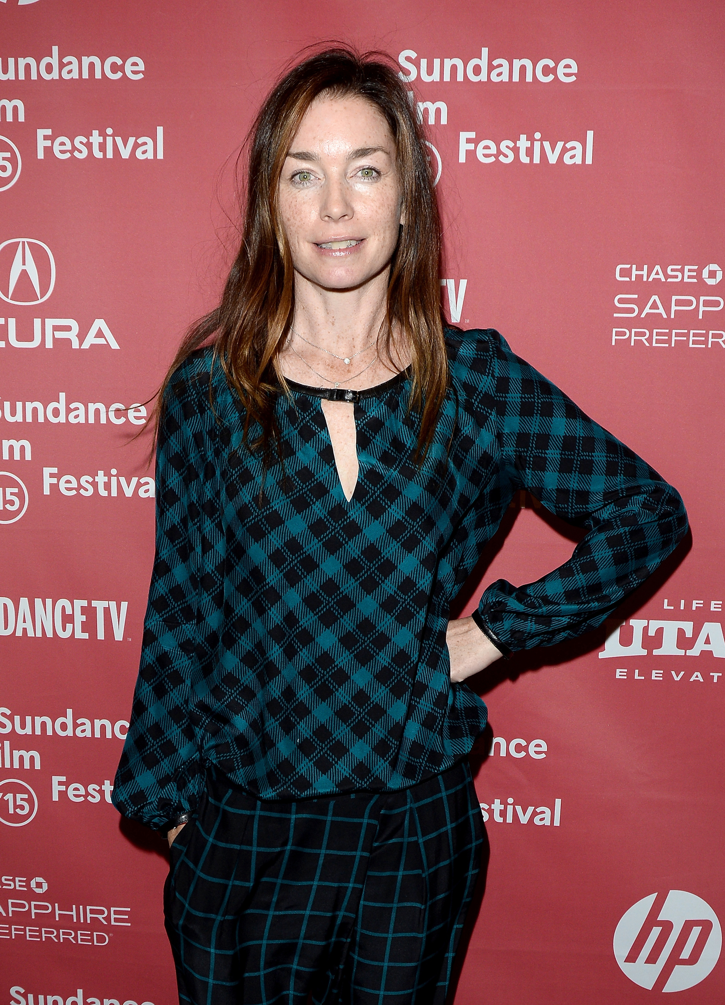 Julianne Nicholson at event of 10,000 Saints (2015)