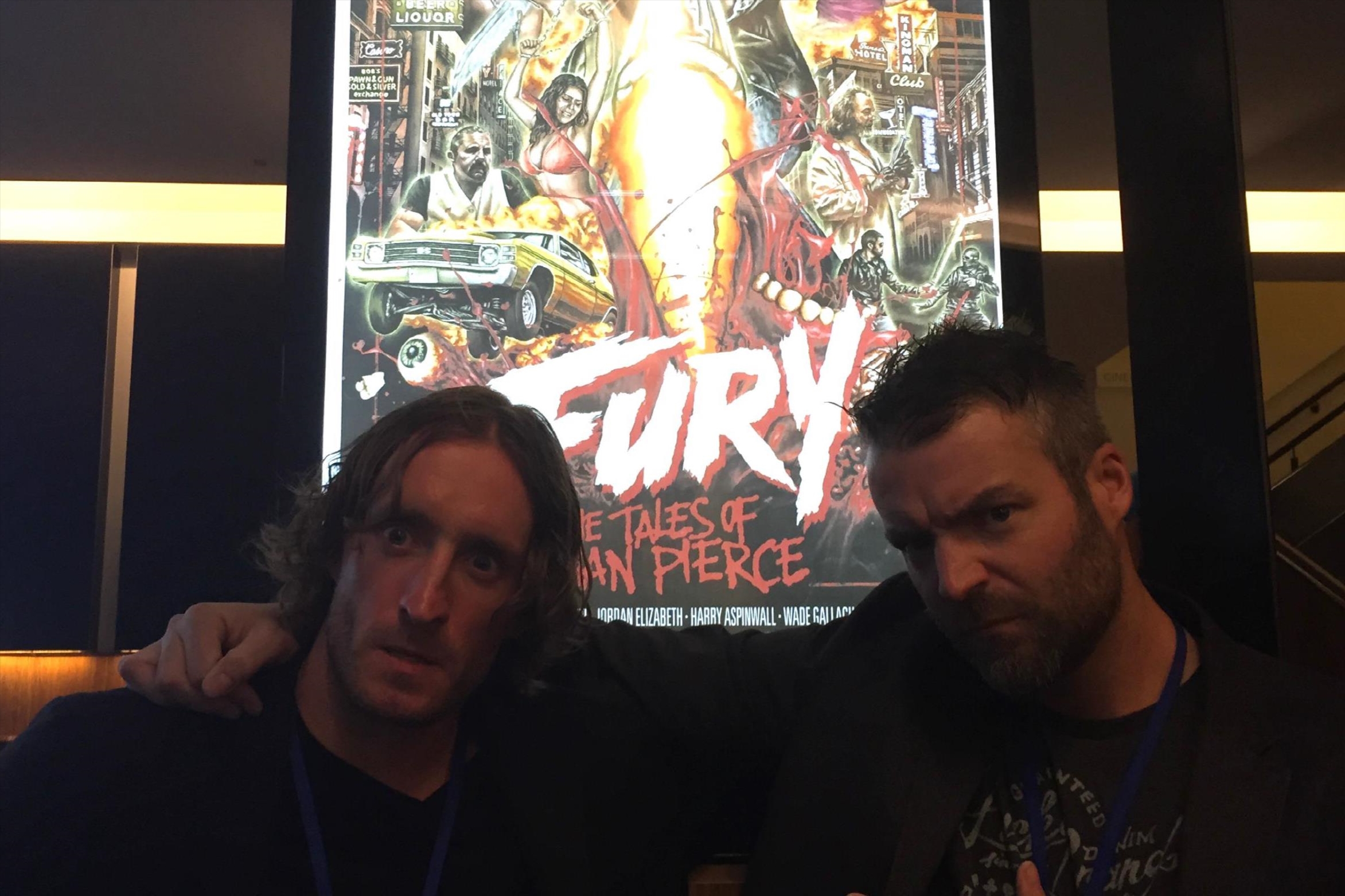 Michael McCarthy and Kevin McCarthy at the world premier of Fury:The Tales of Ronan Pierce at Fantastic Planet 2014