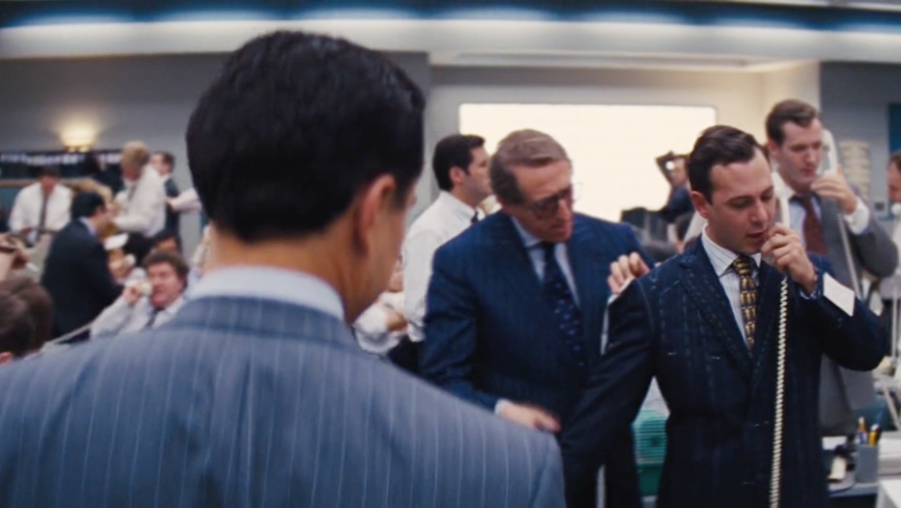 Still of Johnathan Tchaikovsky and Leonardo DiCaprio in The Wolf of Wall Street (2013)