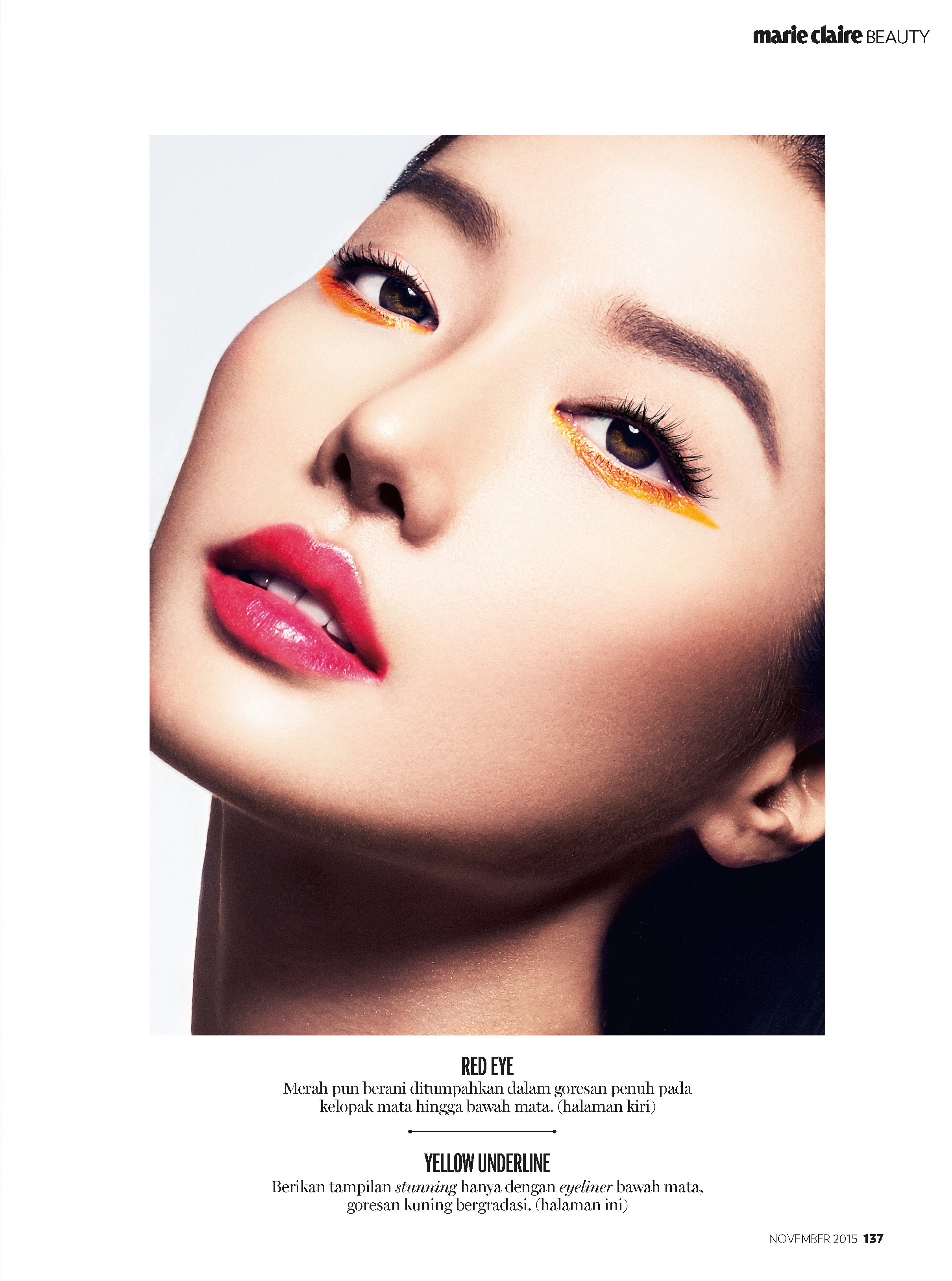 Shiya Zhao in Marie Claire magazine.