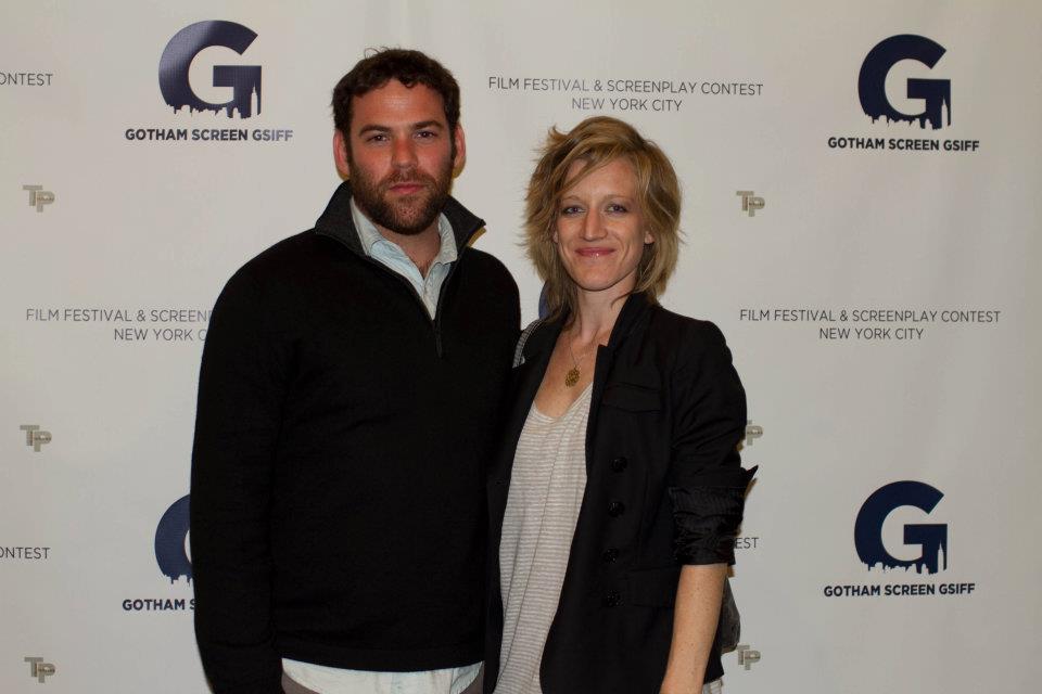 Days Together premiere at Gotham Screen International Film Fest, NYC. Erin Anderson with director Peter Monro.