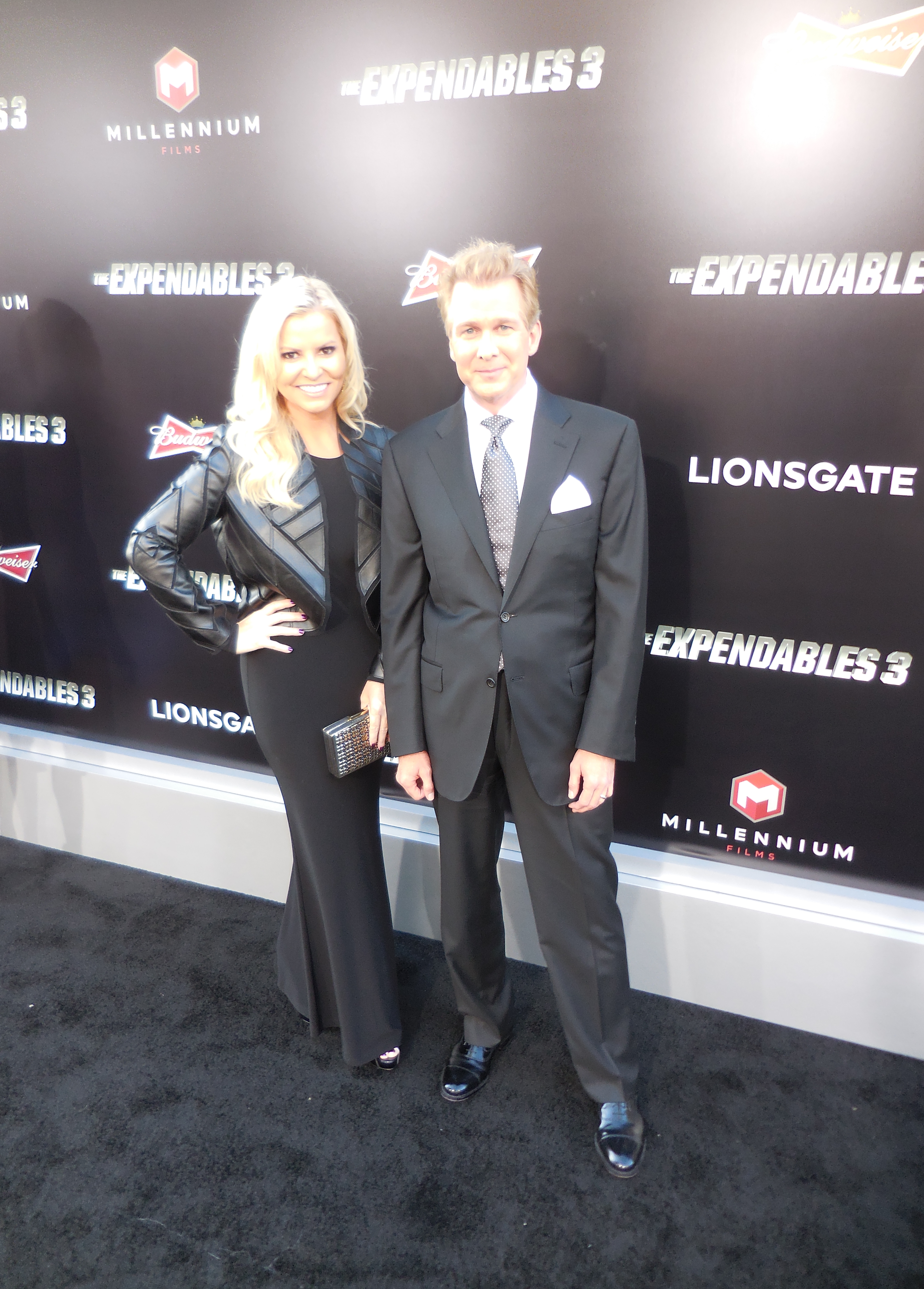 Katrin Benedikt and Creighton Rothenberger at The Expendables 3 premiere - TCL Chinese Theatre on August 15, 2014 in Hollywood, California.