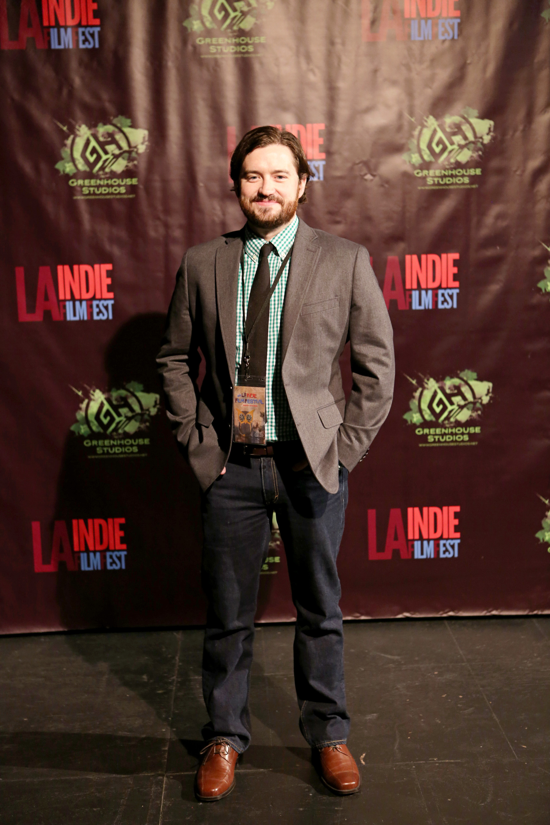 Adam Rosenbaum at the LA Indie Film Fest for the premiere of his short film, 