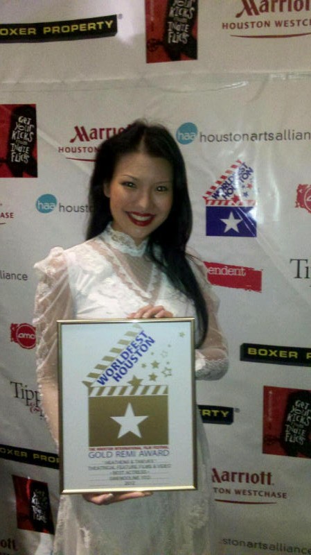 Winner, Best Actress, Houston International Film Festival 2012 (for Heathens and Thieves)
