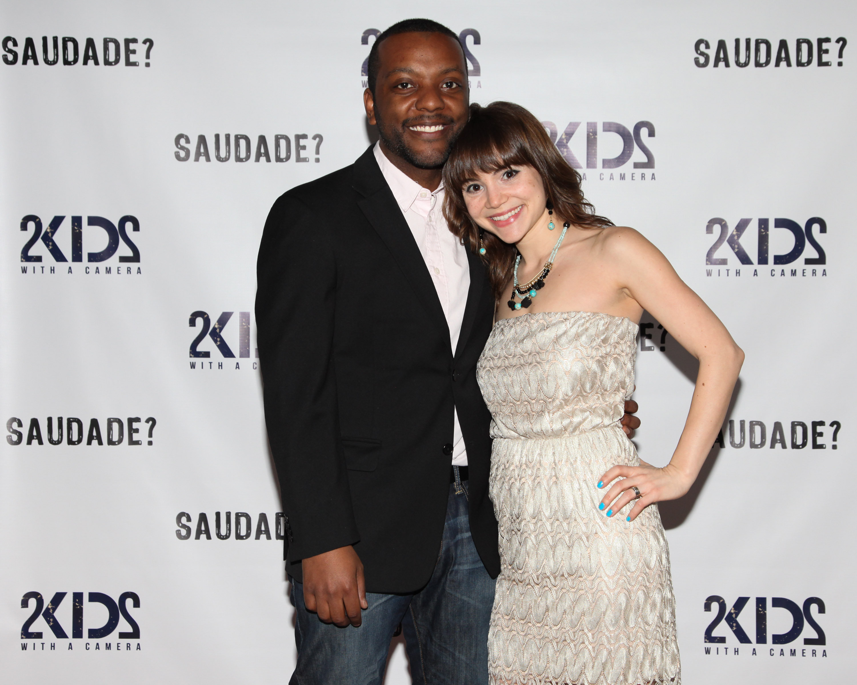 Demetrius Wren and Christina Wren at the premiere of 