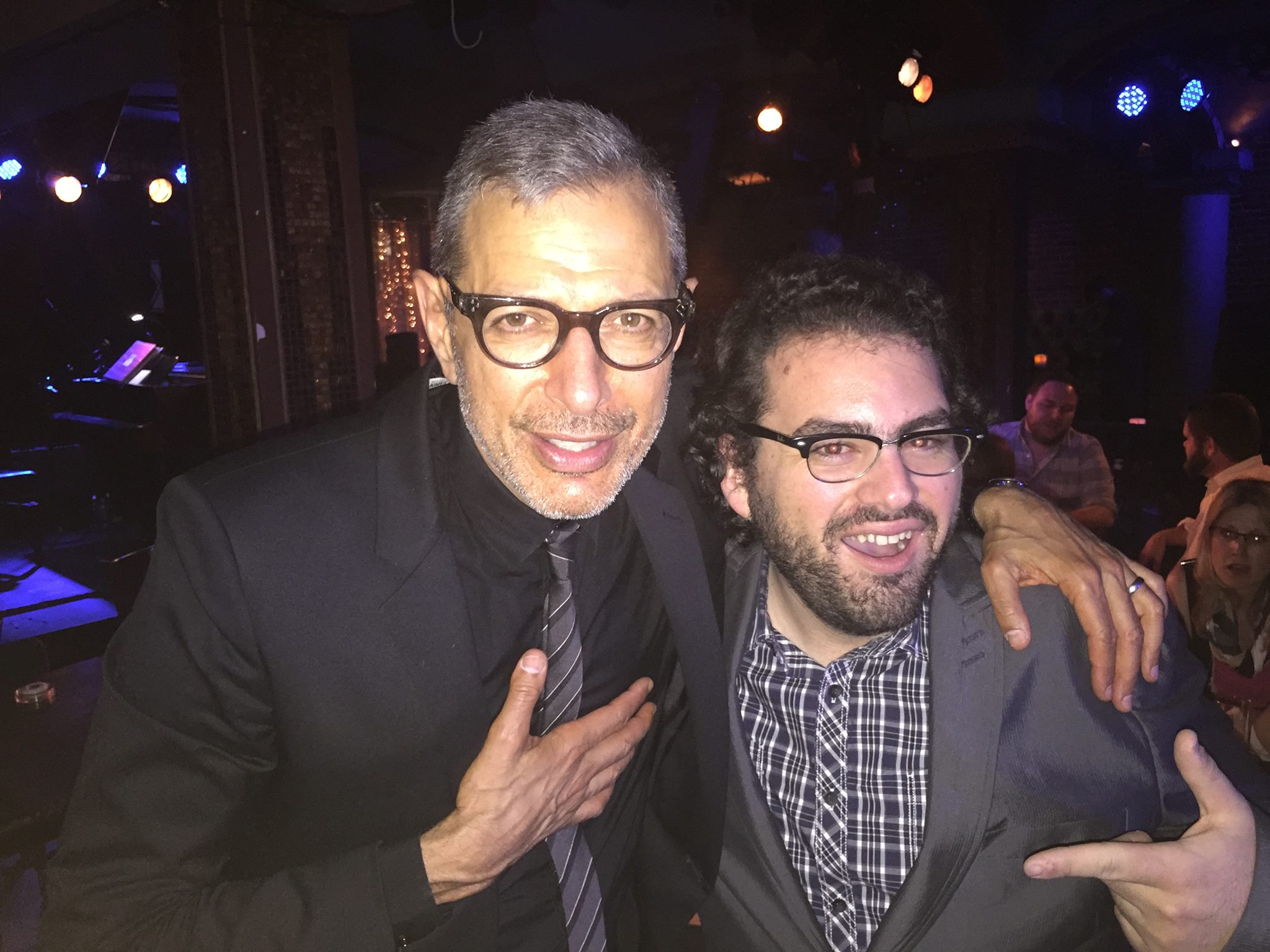 Michael Wiener with Jeff Goldblum