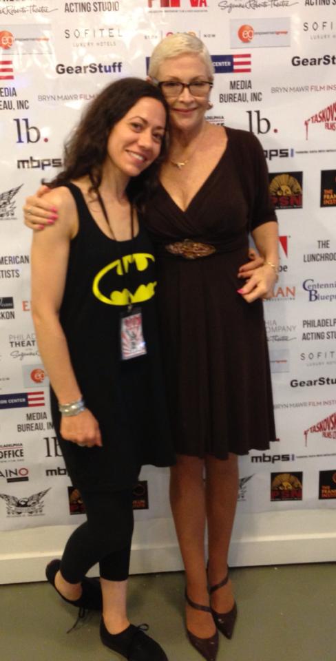 With Janice LaFlam at Philadelphia Independent Film Festival