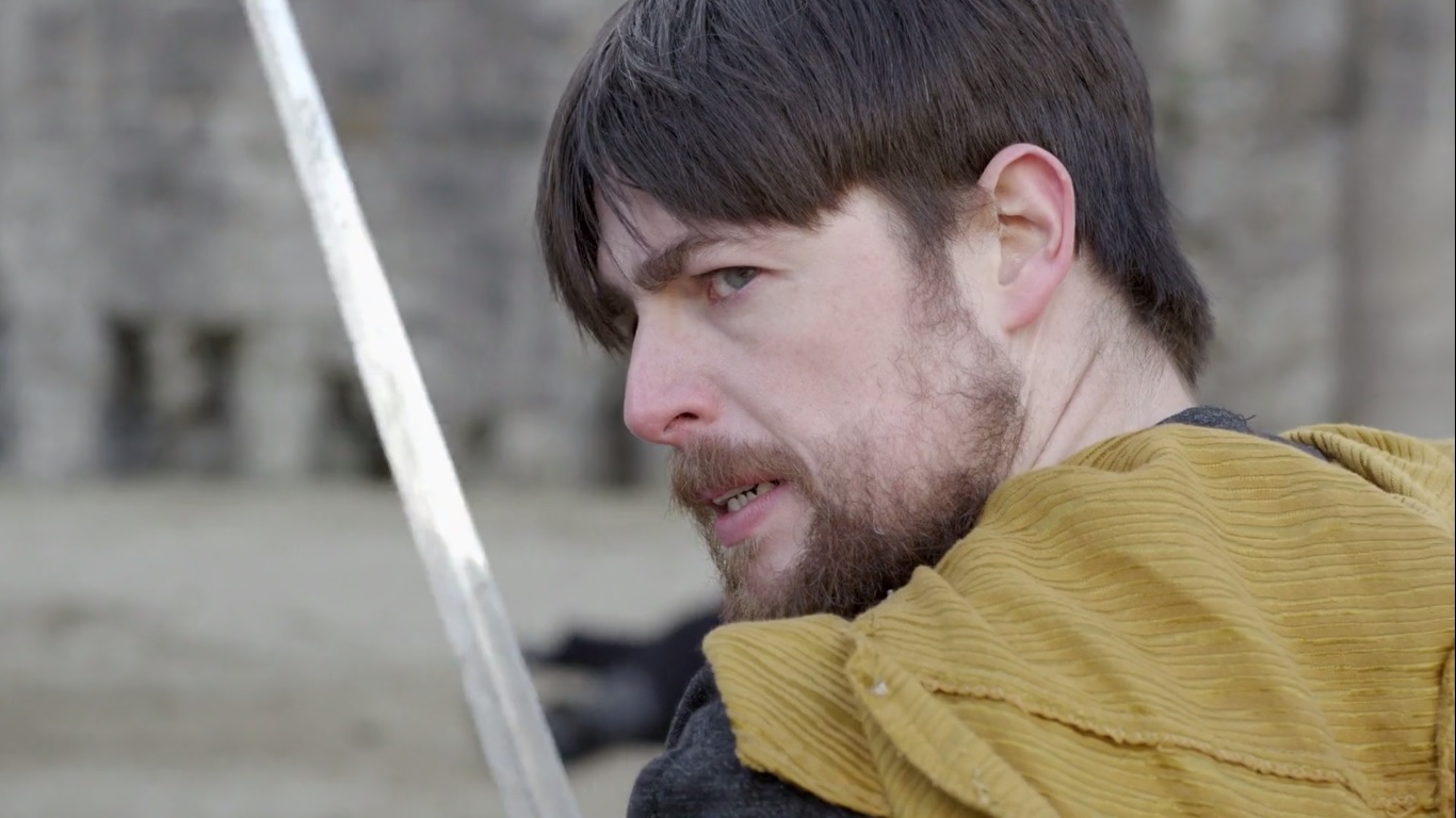 Still from Dragons of Camelot (2014) Vin Hawke as Sir Kay