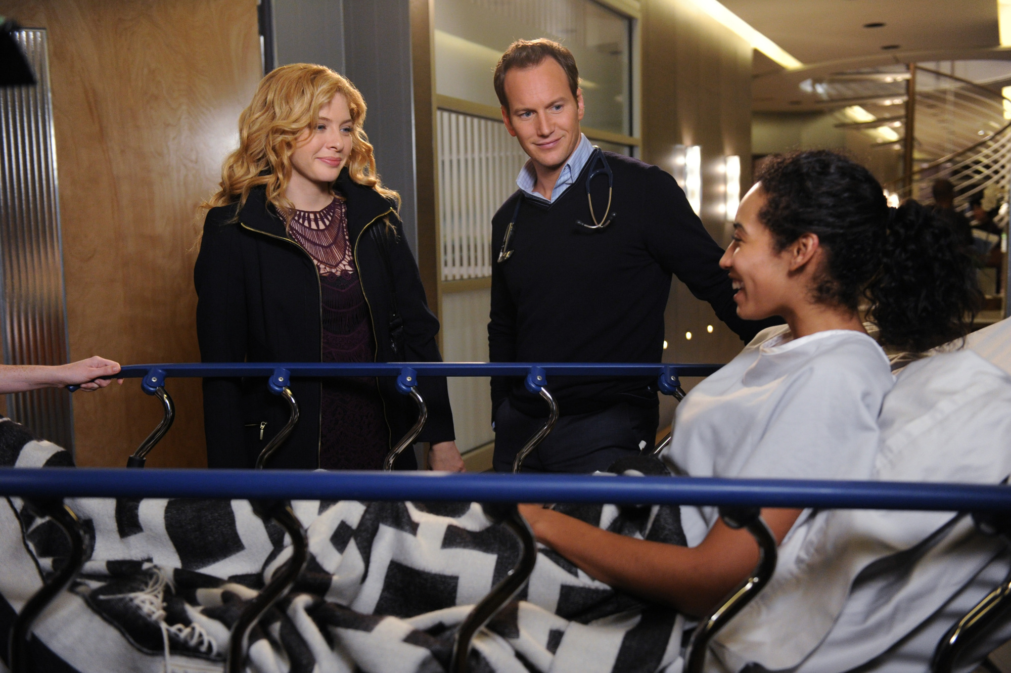 Still of Rachelle Lefevre, Patrick Wilson and Chivonne Michelle in A Gifted Man (2011)