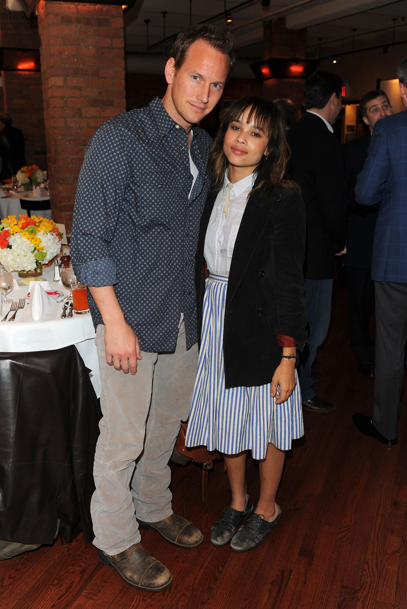 Patrick Wilson and Zoë Kravitz