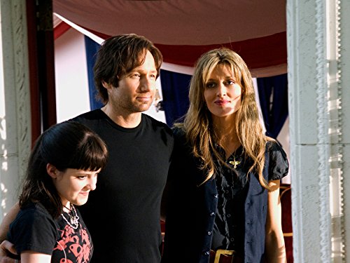 Still of David Duchovny, Natascha McElhone and Madeleine Martin in Nuodemingoji Kalifornija (2007)