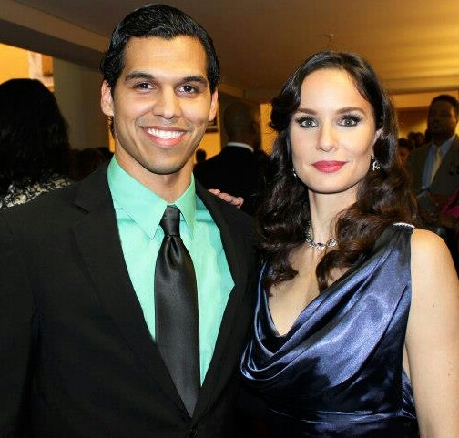 Moses Munoz and Sarah Wayne Callie at Georgia Entertainment Gala